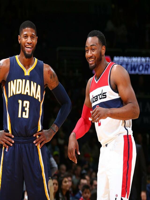 JOHN WALL AND PAUL GEORGE TRAIN WITH PASCAL SIAKAM AND SCOTTIE BARNES